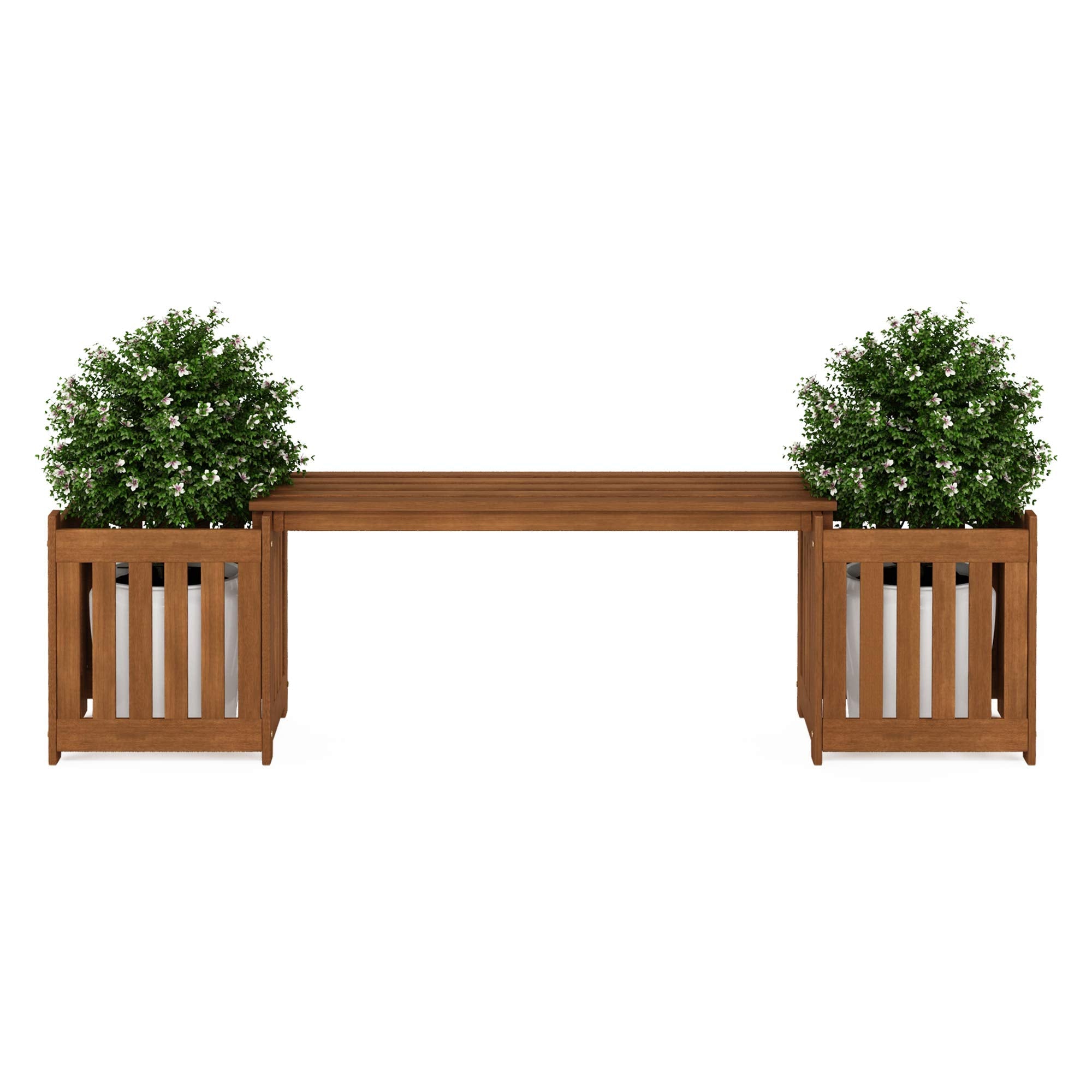 Furinno Tioman planter boxes arranged for garden décor and greenery.