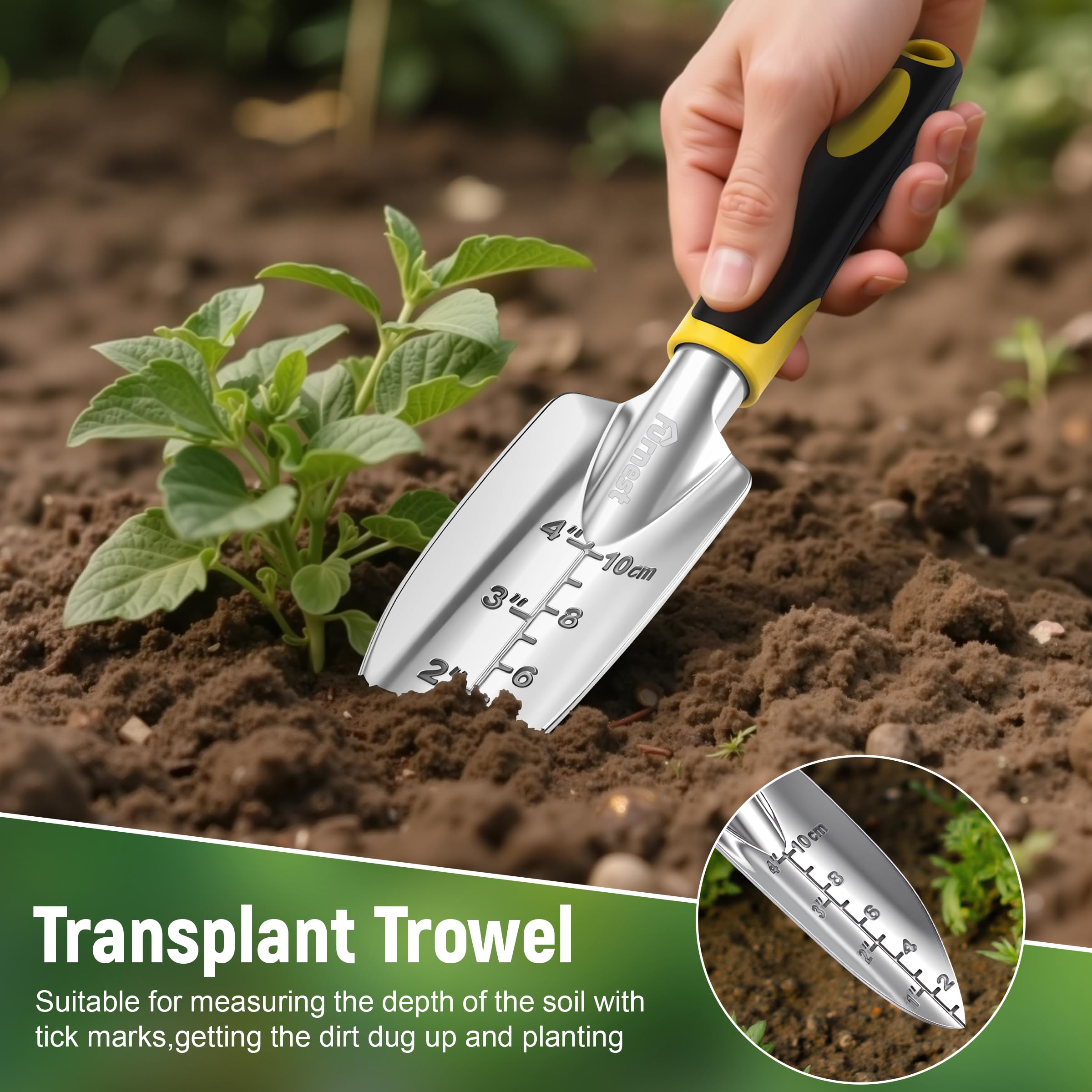 Furnest aluminum blade close-up shows durable, rust-resistant material.