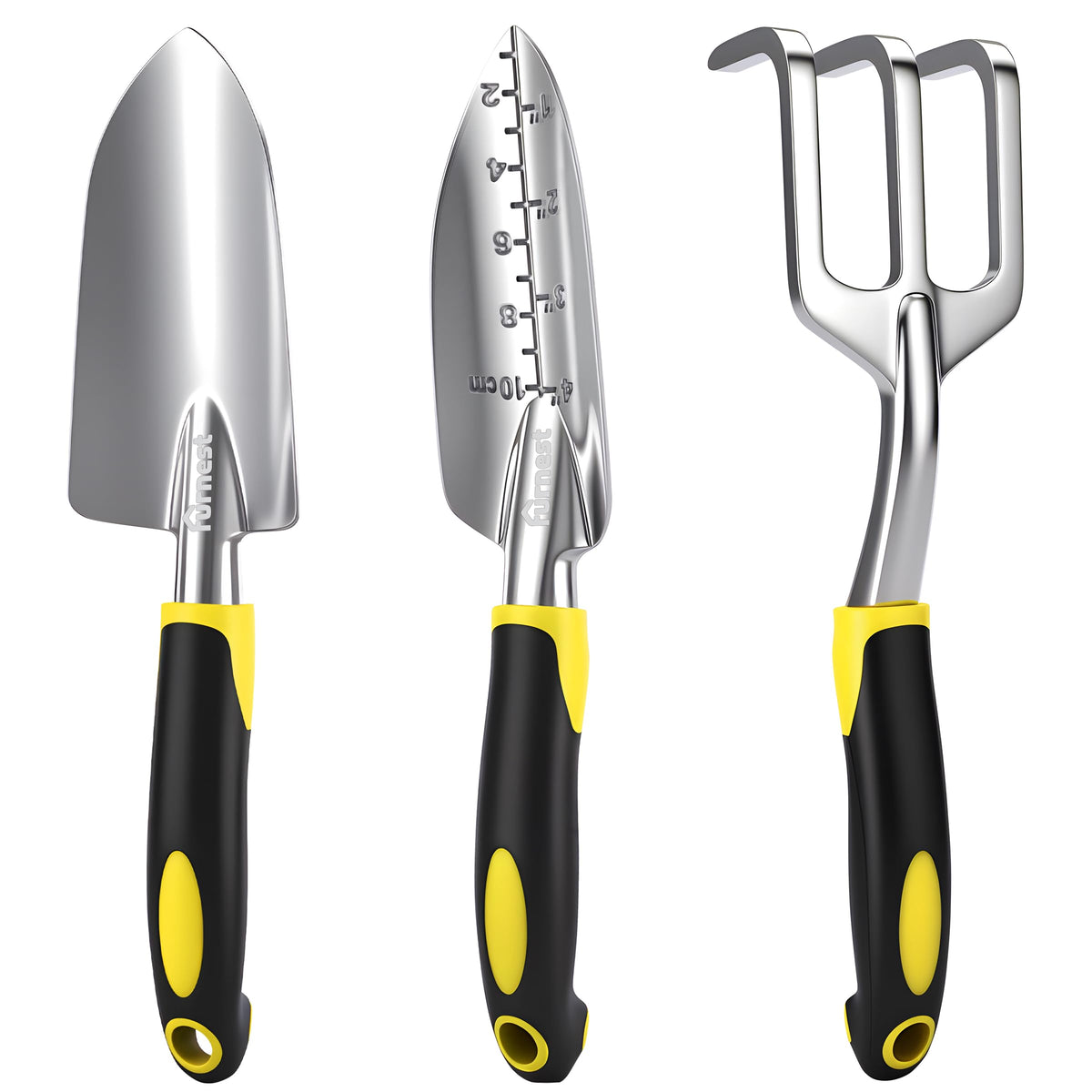 Furnest garden tool set hand shovel for precise planting.