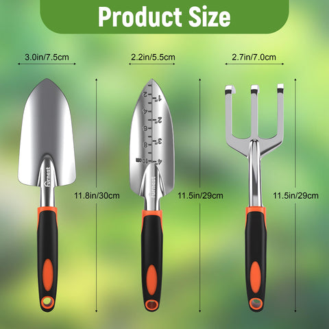 Furnest Garden Tool Set transplant shovel designed for delicate transplanting