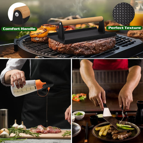 Furnhome short griddle spatula ideal for close-up turning and serving