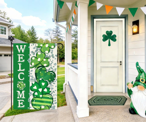 FurniGift garden flag decor for yard parties, easy to display and store flat