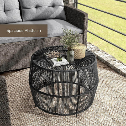 Furniture of America Ysar versatile round table for garden and balcony