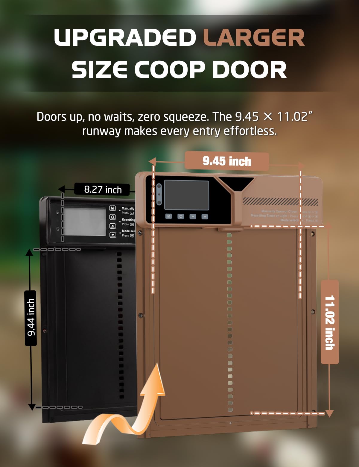 Fursnob dual-power system ensures operation during cloudy days or outages.