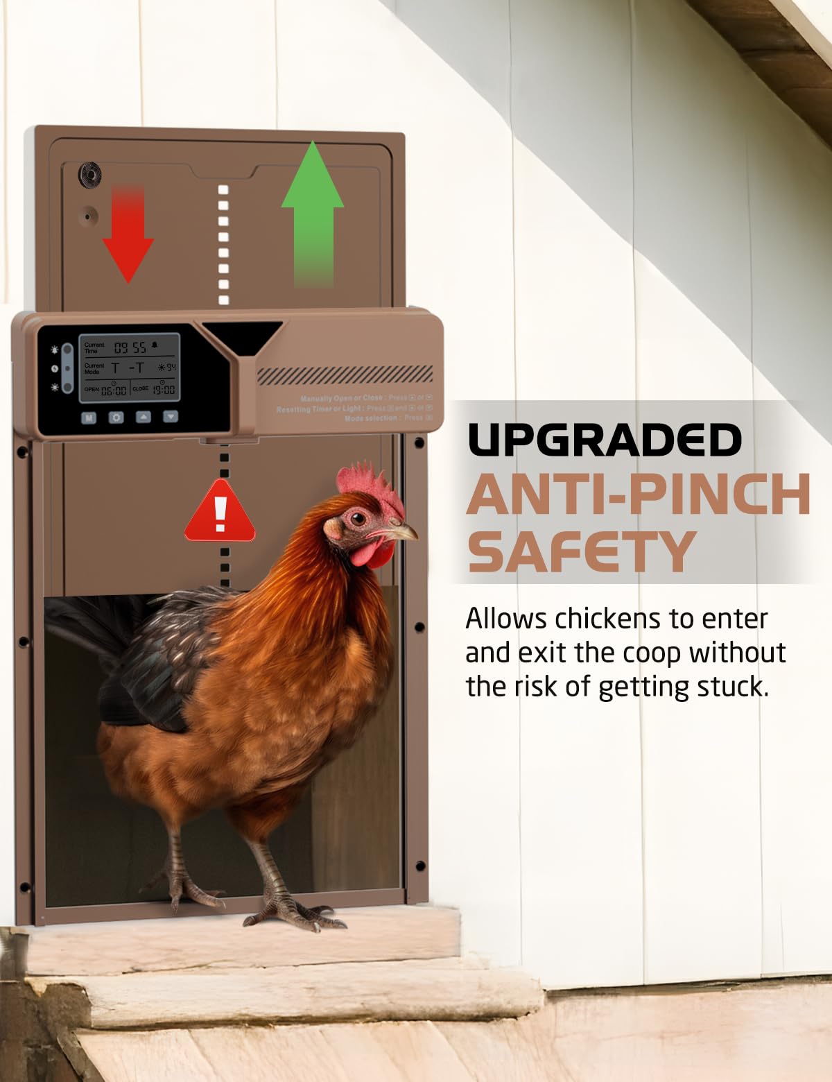 Fursnob remote control reaches 65 feet for convenient access.