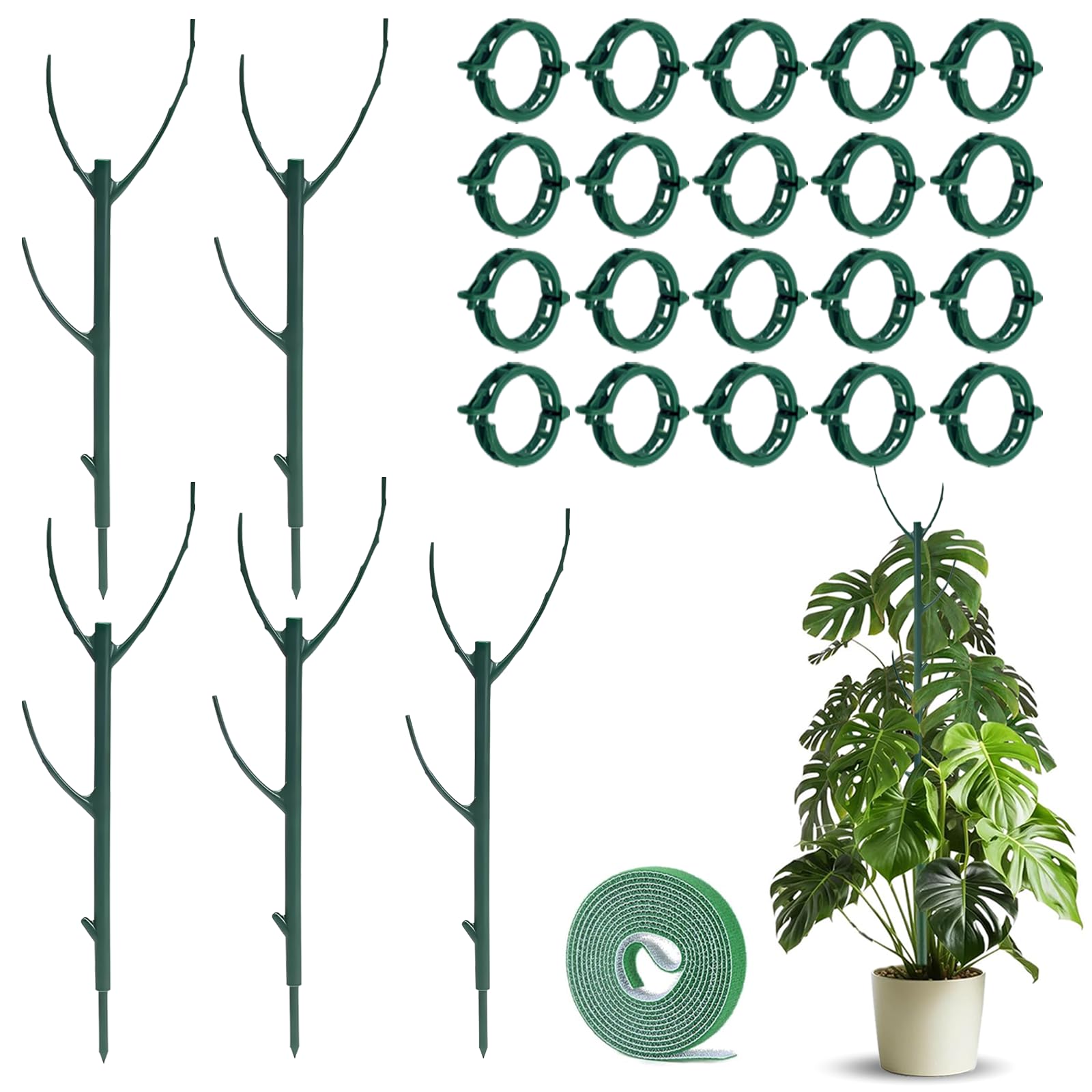 Fushichang stackable monstera frame supports indoor plants with adjustable height