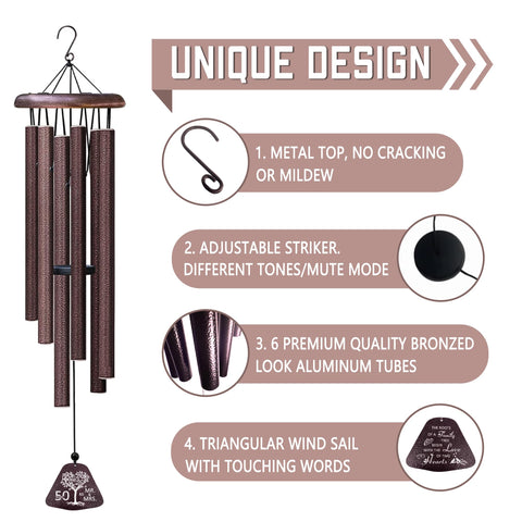 Fusui wind chime packaging presented in an elegant gift box for gifting