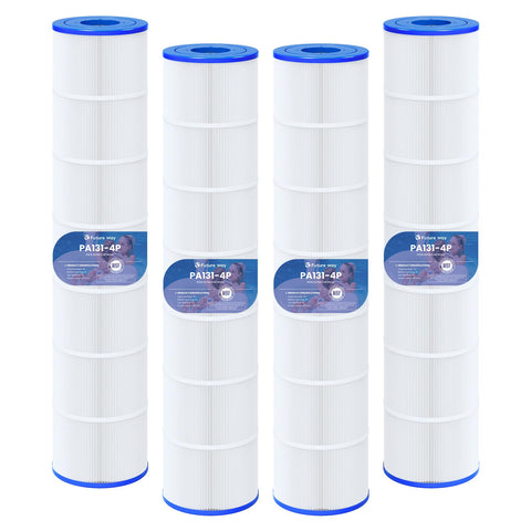 Future Way C5030 pool filter cartridge inlet view shows precise fit for clean water flow