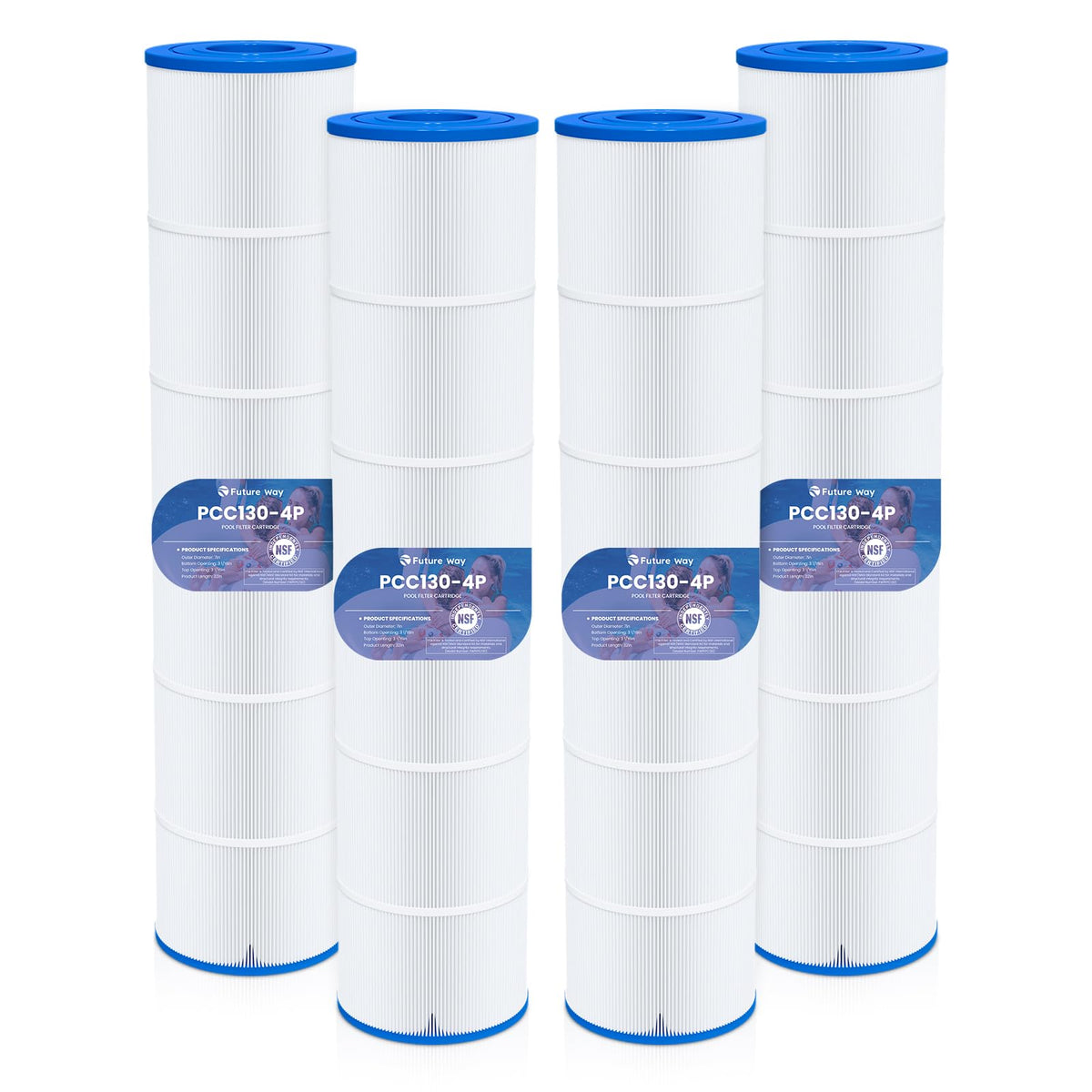 Future Way CCP520 filter cartridge for pool use and debris removal for cleaner water.