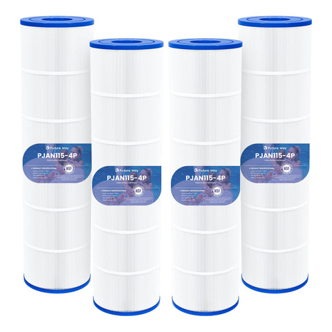 Future Way CV460 filter cartridge installed in a pool filter for easy replacement