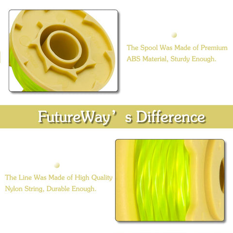 Durable 0.080-inch nylon line for tough grasses and weeds
