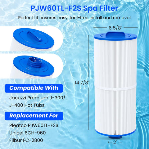 Future Way PJW60TL-F2S compatible with Jacuzzi J-300 for easy replacement
