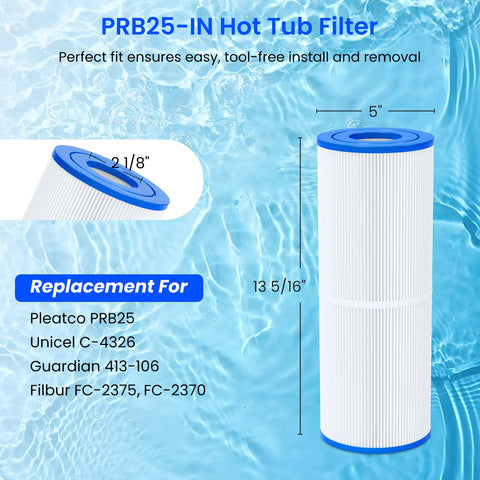Future Way PRB25-IN filter side view emphasizes robust construction and reliable performance.