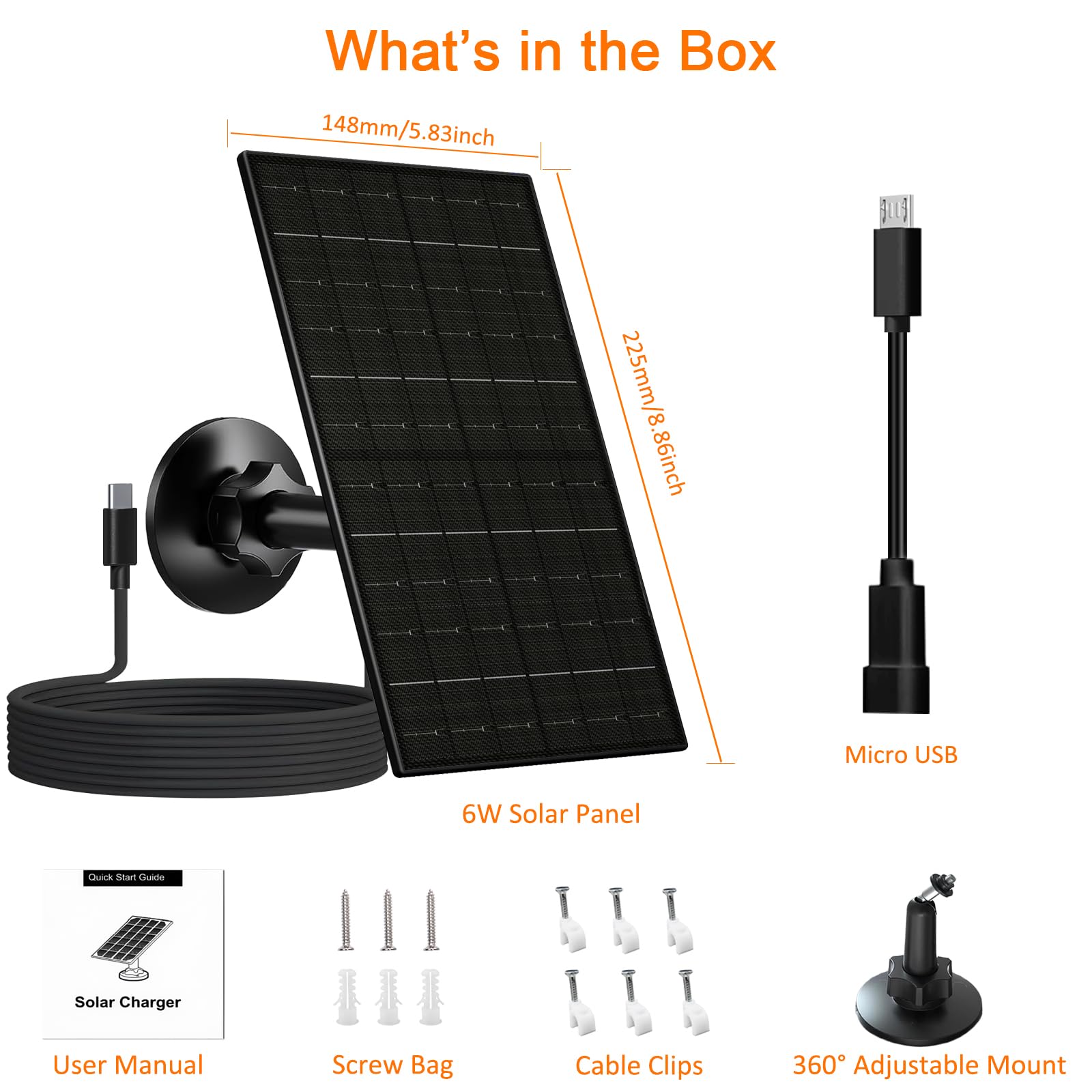 FUTUREZEN outdoor solar panel in backyard camera setup.