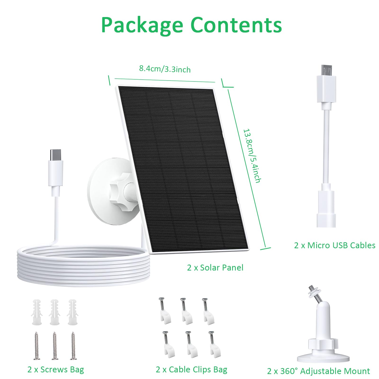 FutureZen outdoor solar panel in sunlit setup ready to support surveillance cameras.