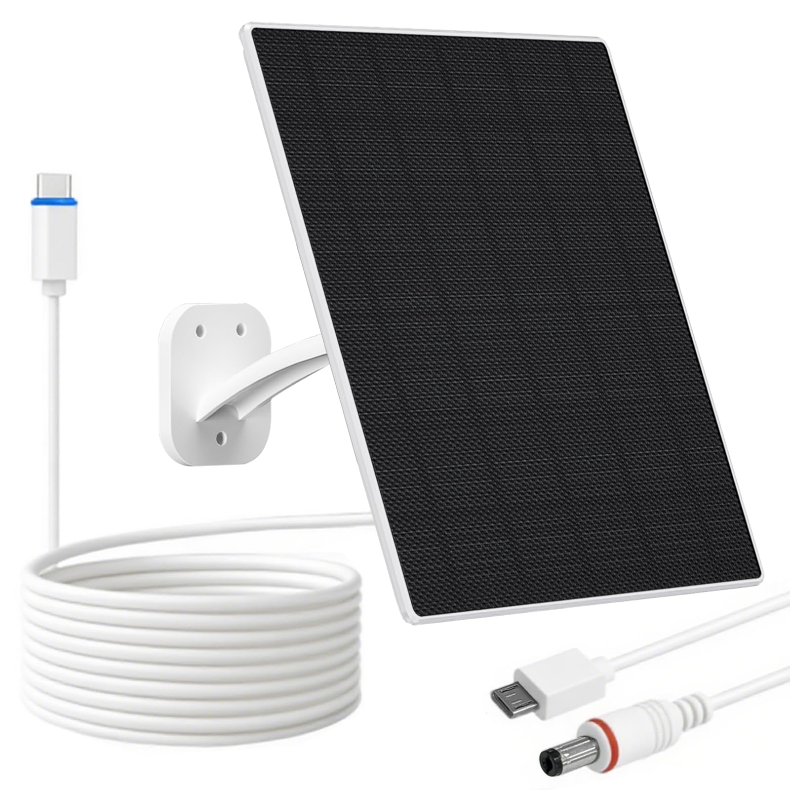 FutureZEN solar panel for security camera mounted on roof delivers steady outdoor power