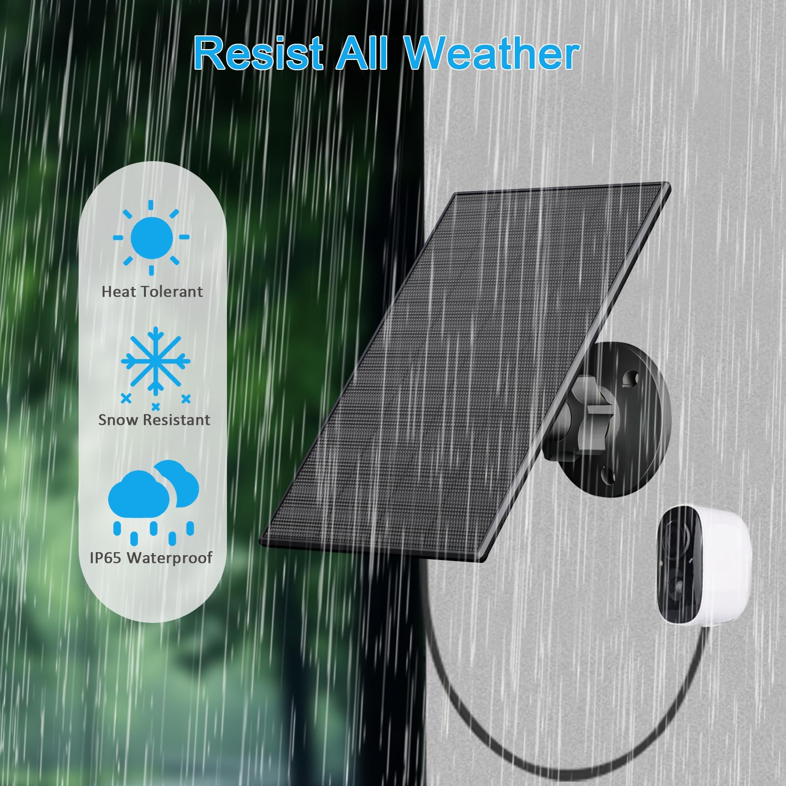 Futurezen two-pack solar kit supports continuous wireless camera operation.