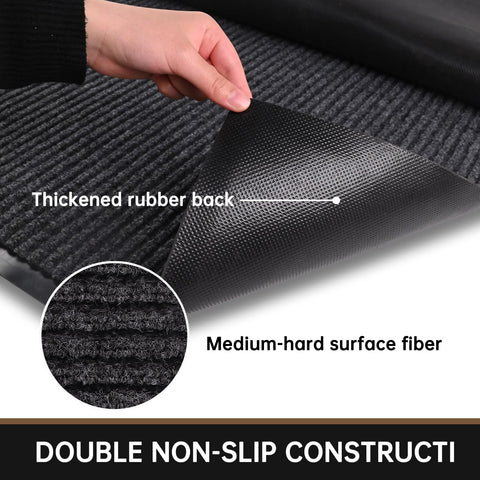 Futurwit weather-ready entry mat endures rain and sun without fading.