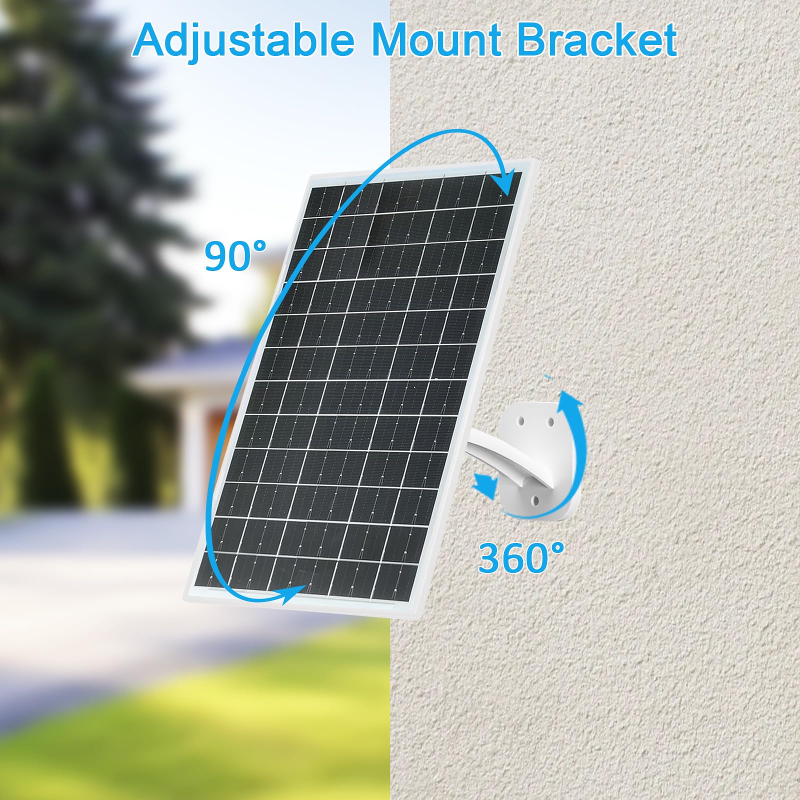 FUTUREZEN 13W solar panel IP66 rating protects against rain and dust.
