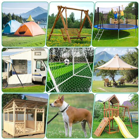 Fuuner outdoor stakes kit ready for tents, carports, and playsets.