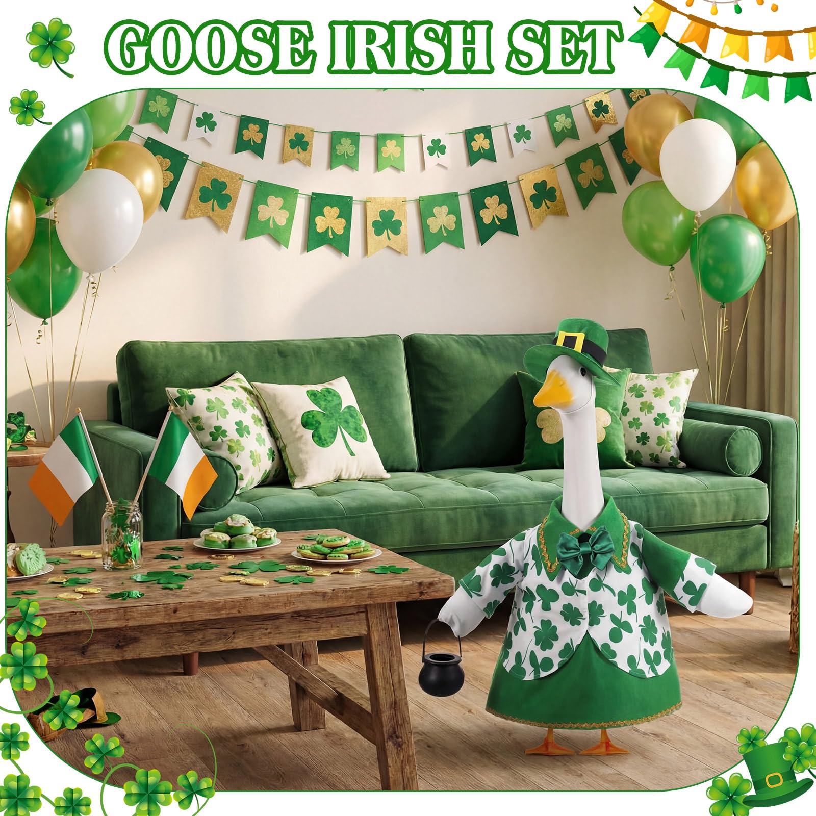 FuWeave 23-inch goose outfit enhances yard display