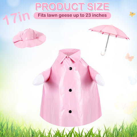 FuWeave baby goose umbrella pink, adds quick shade for garden displays.