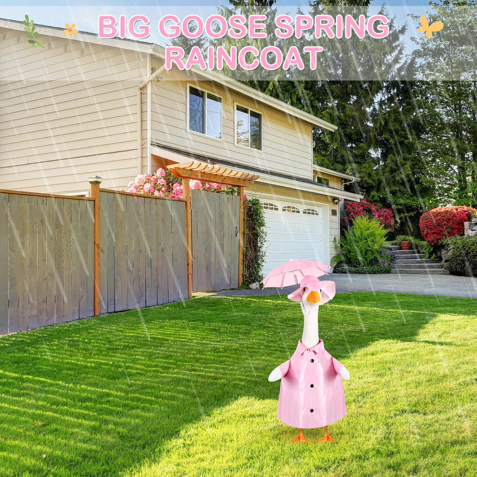 FuWeave bright spring design brings festive charm to your porch.
