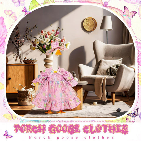 Butterfly lace design goose costume by FuWeave for festive flair