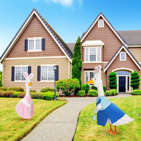 FuWeave durable fabric keeps outdoor Easter goose clothing looking fresh over time