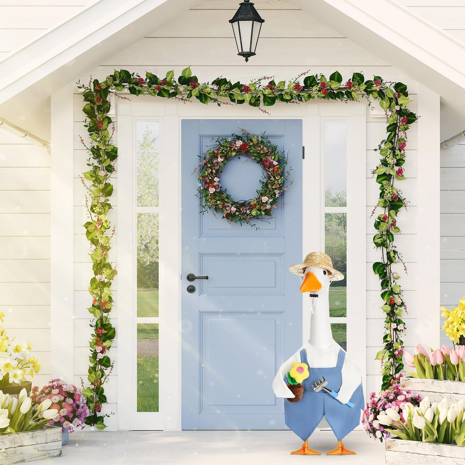 FuWeave complete goose clothing set showcases a coordinated gardener look