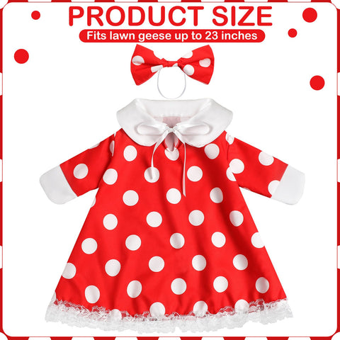 FuWeave goose hair bow complements the outfit for a polished display.