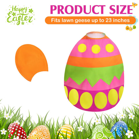FuWeave goose hat with egg costume adds charming seasonal flair to gardens