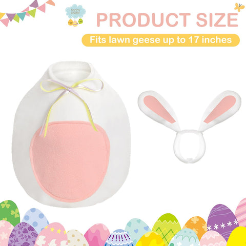 FuWeave goose outfit bunny hat 17inch creates a festive spring look.