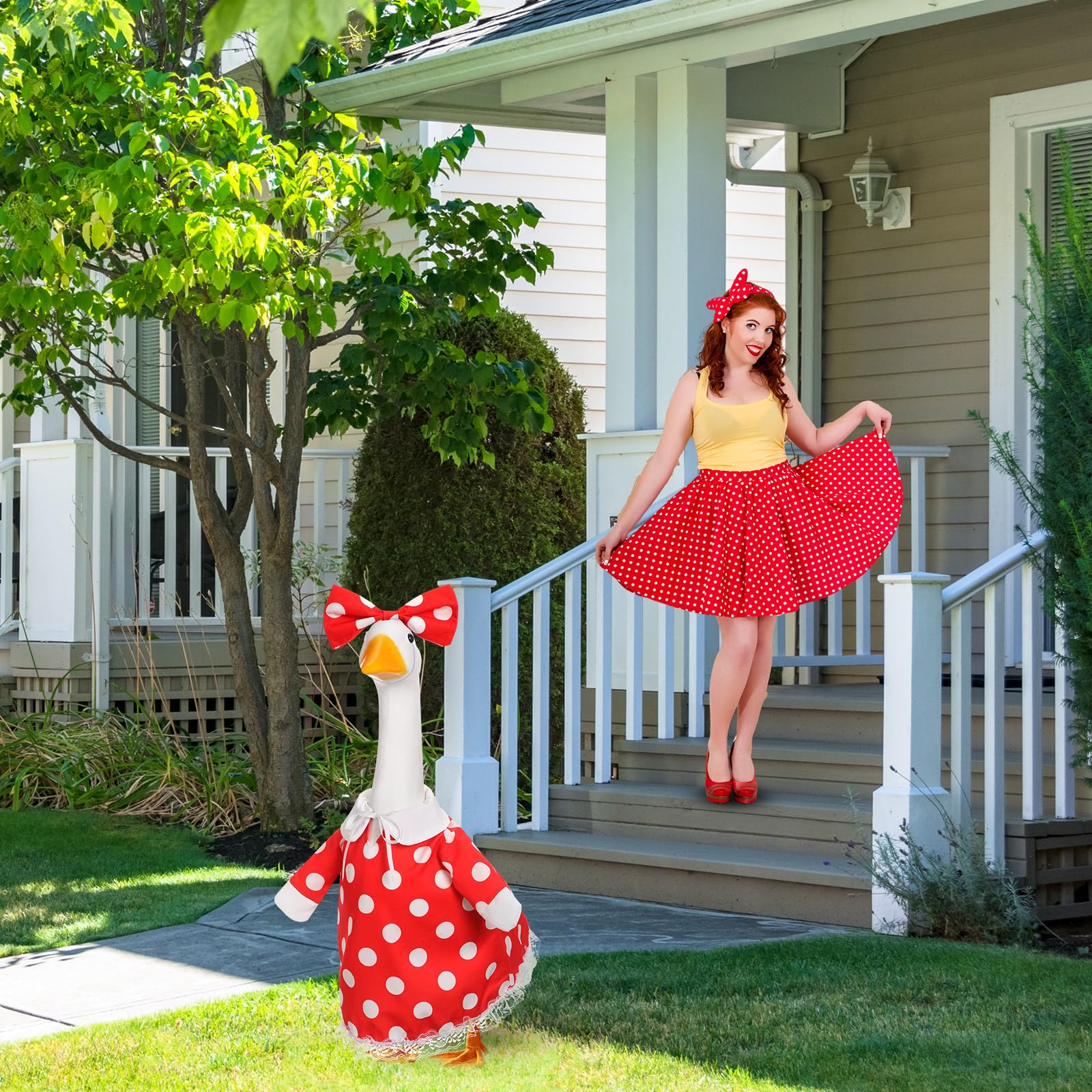 FuWeave ideal 23-inch goose fit ensures a neat, stylish look.