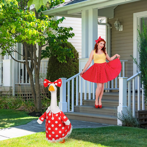 FuWeave ideal 23-inch goose fit ensures a neat, stylish look.