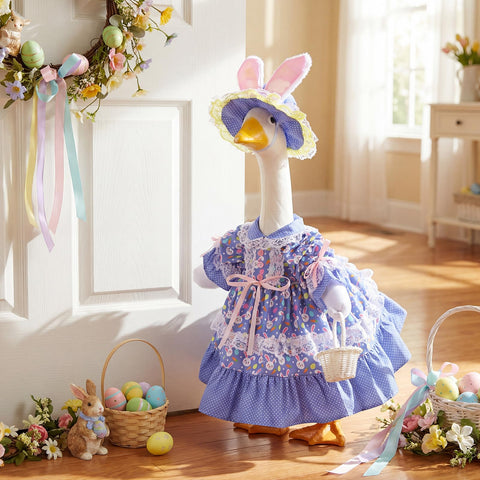 FuWeave purple Easter goose costume ideal for photo props.
