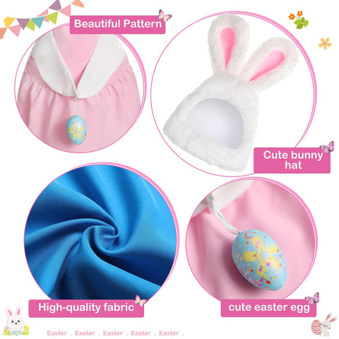 FuWeave rabbit ears hat accessory adds playful flair to your goose statue