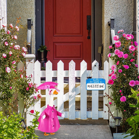 FuWeave vibrant spring design brightens front yard decor and party ambiance