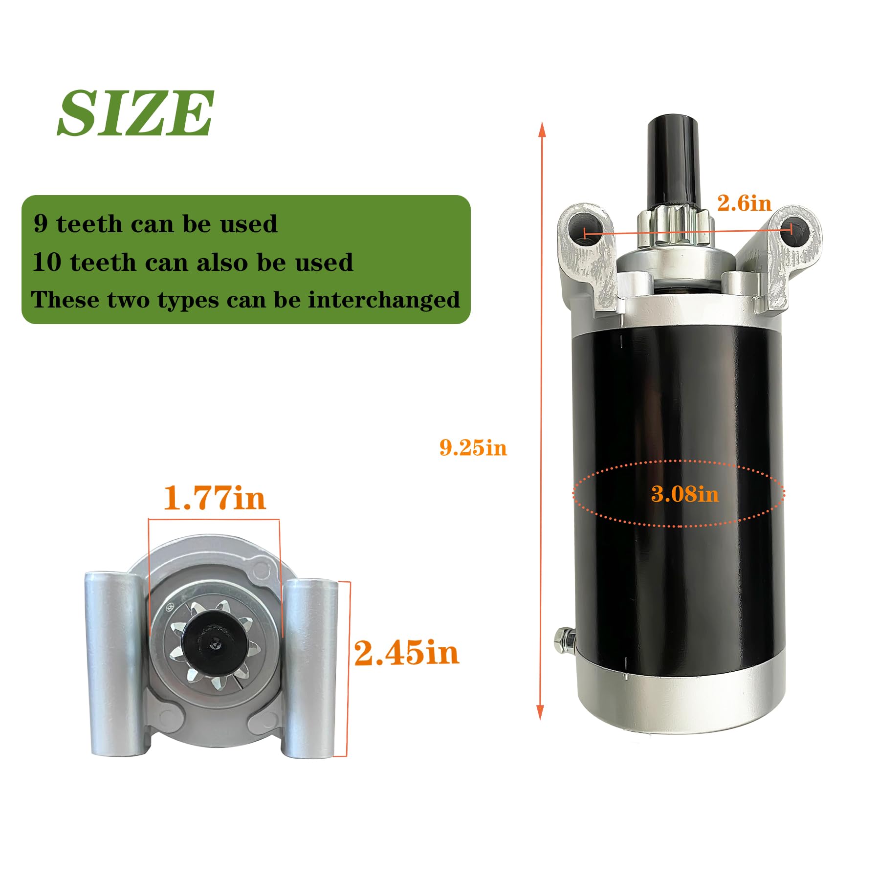 FUYEAR Kohler starter compatible with KT715 KT725 mowers for easy startup