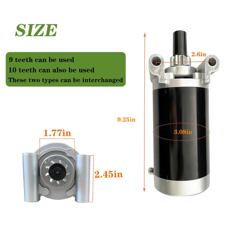 FUYEAR Kohler starter compatible with KT715 KT725 mowers for easy startup