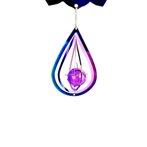 FuyeorTee hanging wind spinner deters birds without installation