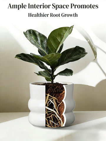 FUYHE gift-ready ceramic plant pot for housewarmings and plant lovers.
