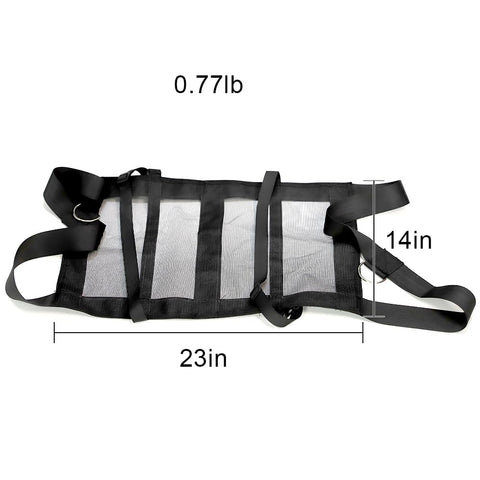 Fuziddn calf-friendly sling with padded design reduces friction during weighing