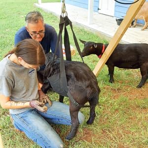 Fuziddn water-resistant sling resists dirt and odors for easy outdoor farm use