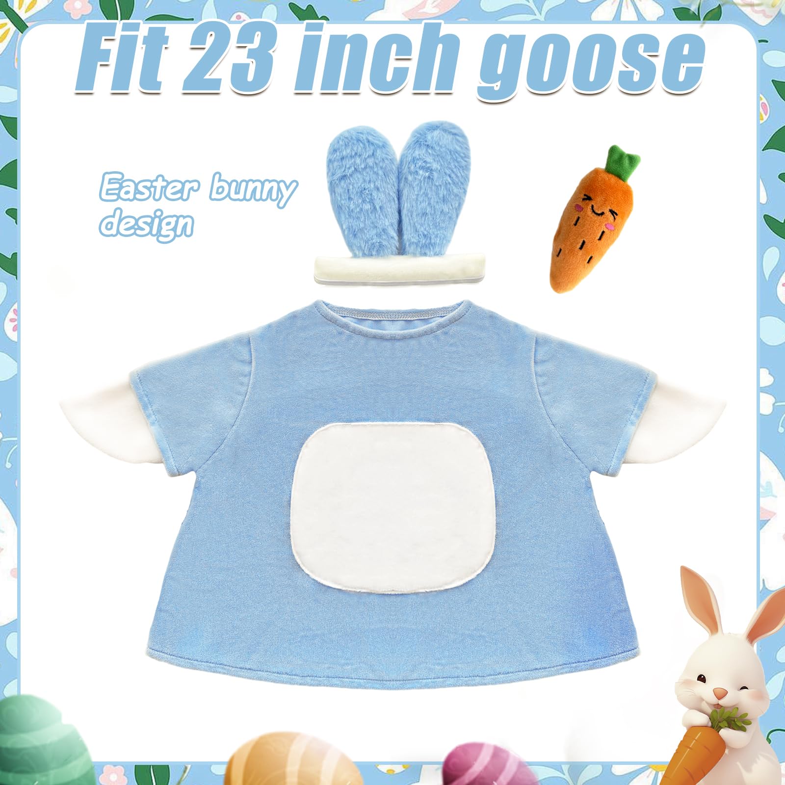Fuzzivator velvet goose outfit made from soft weather-ready fabric