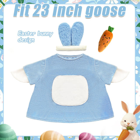 Fuzzivator velvet goose outfit made from soft weather-ready fabric