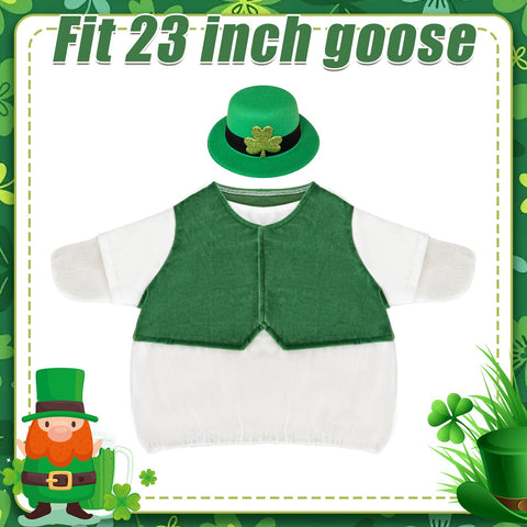Fuzzivator green cloth enhances quick, weather-ready St Patrick's flair.