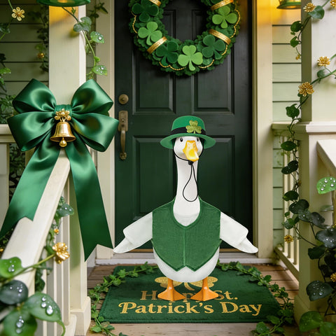 Fuzzivator Irish-themed decor perfect for outdoor parties and photos.