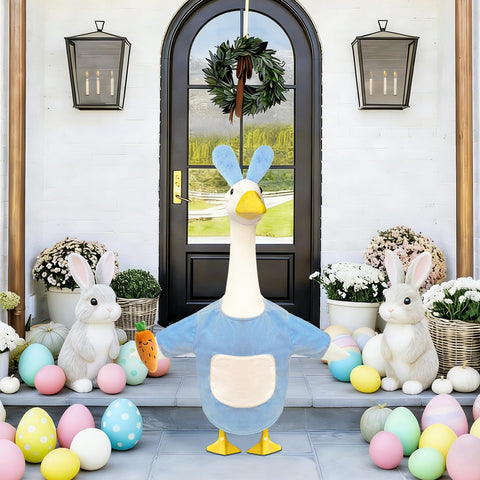 Fuzzivator spring porch decor for Easter parties and photos