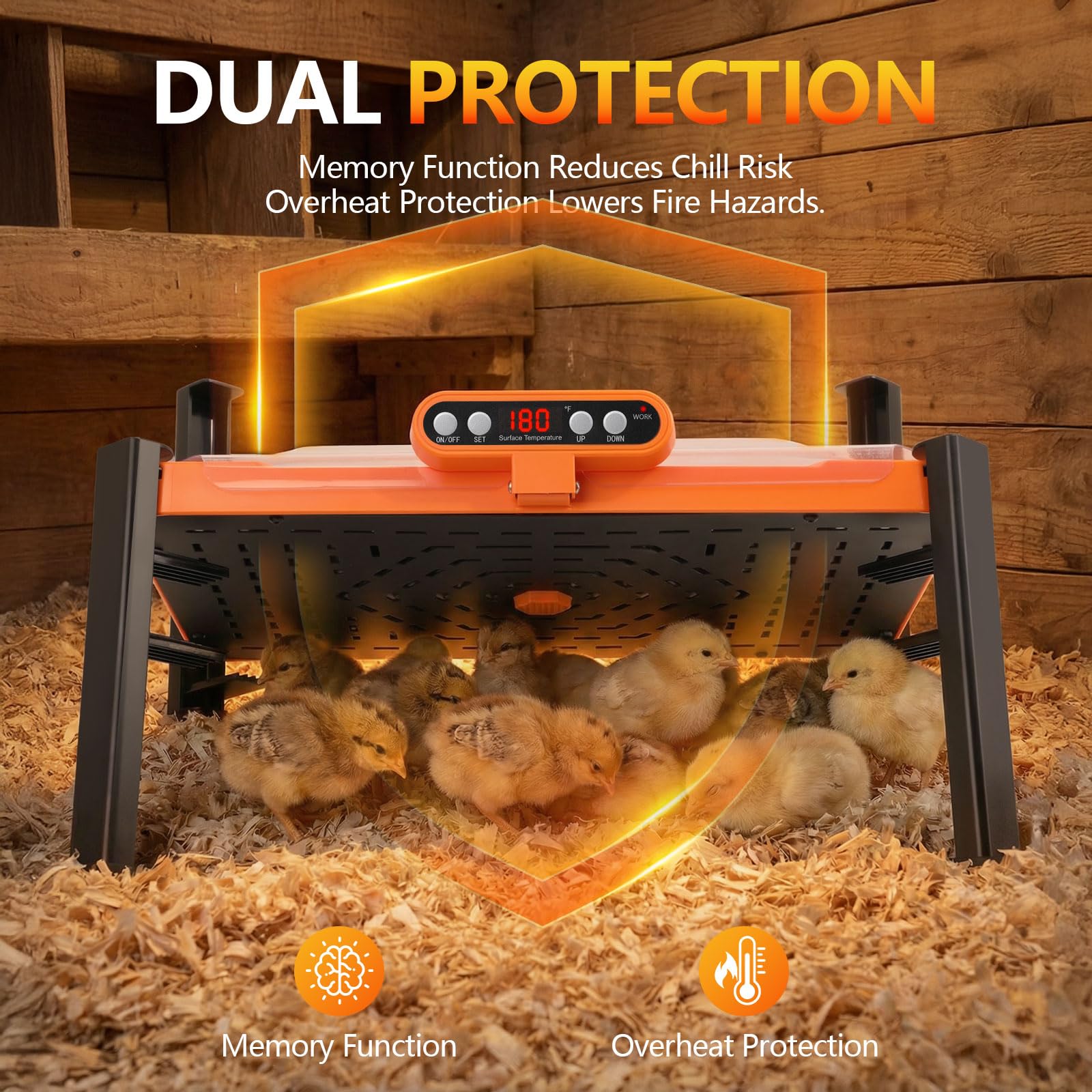 Memory function and overheat protection features on the Fvlotrik plate
